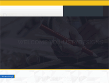Tablet Screenshot of hustydesigns.com
